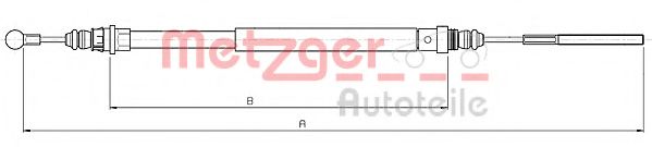 METZGER 10.4722 Трос, стояночная тормозная система для PEUGEOT (Пежо) METZGER 10.4722 Трос, стояночная тормозная система для PEUGEOT (Пежо)