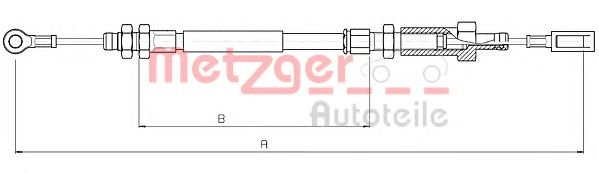 METZGER 10.4723 Трос, стояночная тормозная система для CITROËN RELAY (CитроËн Рэлаъ) METZGER 10.4723 Трос, стояночная тормозная система для CITROËN RELAY (CитроËн Рэлаъ)