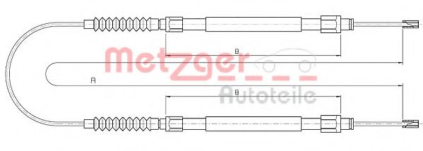 METZGER 10.4731 Трос, стояночная тормозная система для CITROËN RELAY (CитроËн Рэлаъ) METZGER 10.4731 Трос, стояночная тормозная система для CITROËN RELAY (CитроËн Рэлаъ)