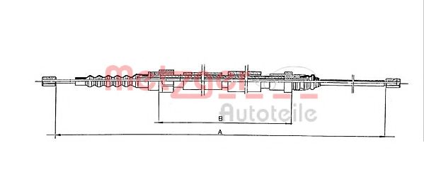 METZGER 11.6766 Трос, стояночная тормозная система для RENAULT ESPACE II (Рено Эспейс 2) METZGER 11.6766 Трос, стояночная тормозная система для RENAULT ESPACE II (Рено Эспейс 2)