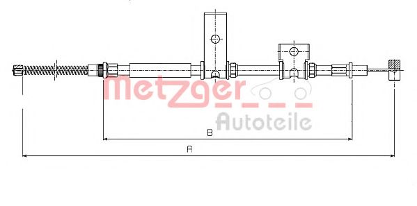 METZGER 17.5013 Трос, стояночная тормозная система для SUZUKI JIMNY (Сузуки Жимнъ) METZGER 17.5013 Трос, стояночная тормозная система для SUZUKI JIMNY (Сузуки Жимнъ)