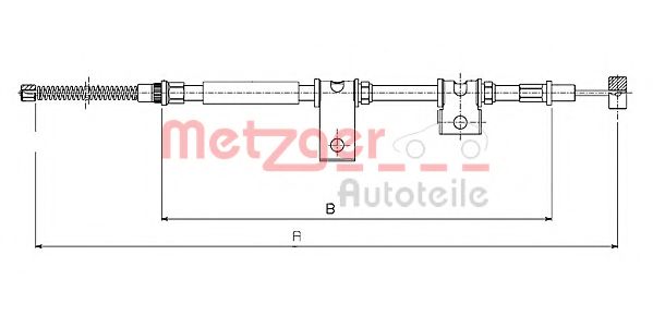 METZGER 17.5016 Трос, стояночная тормозная система для SUZUKI JIMNY (Сузуки Жимнъ) METZGER 17.5016 Трос, стояночная тормозная система для SUZUKI JIMNY (Сузуки Жимнъ)