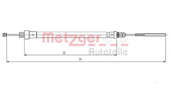 METZGER 491.3 Трос, стояночная тормозная система для CITROËN SYNERGIE (CитроËн Сънэргиэ) METZGER 491.3 Трос, стояночная тормозная система для CITROËN SYNERGIE (CитроËн Сънэргиэ)