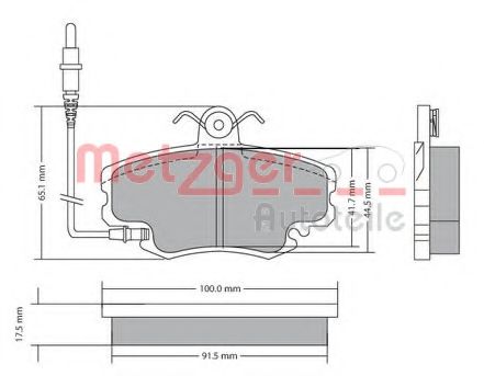 METZGER 1170009 Тормозные колодки для DACIA SOLENZA (Дача Солэнза) METZGER 1170009 Тормозные колодки для DACIA SOLENZA (Дача Солэнза)
