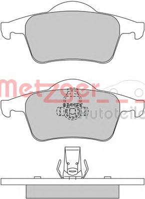 METZGER 1170011 Тормозные колодки для VOLVO XC70 CROSS COUNTRY (Вольво Xc70 кросс кантри) METZGER 1170011 Тормозные колодки для VOLVO XC70 CROSS COUNTRY (Вольво Xc70 кросс кантри)