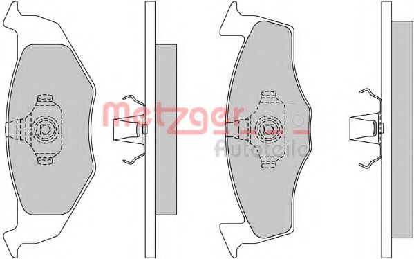 METZGER 1170023 Тормозные колодки для VOLKSWAGEN (Фольксваген) METZGER 1170023 Тормозные колодки для VOLKSWAGEN (Фольксваген)