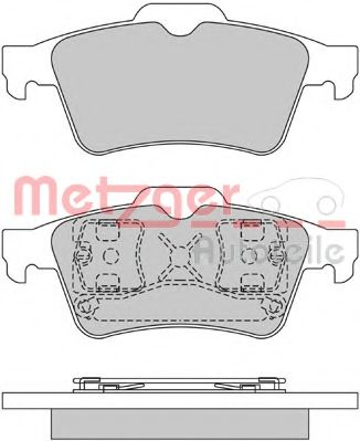 METZGER 1170080 Тормозные колодки для RENAULT LAGUNA II (Рено Лагуна 2) METZGER 1170080 Тормозные колодки для RENAULT LAGUNA II (Рено Лагуна 2)
