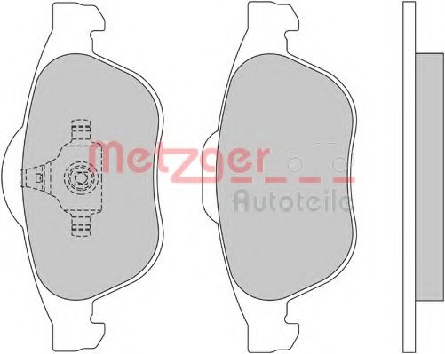METZGER 1170161 Тормозные колодки для RENAULT LAGUNA II (Рено Лагуна 2) METZGER 1170161 Тормозные колодки для RENAULT LAGUNA II (Рено Лагуна 2)
