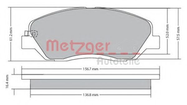 METZGER 1170205 Тормозные колодки для SSANGYONG KORANDO (Сан-янг/санянг Корандо) METZGER 1170205 Тормозные колодки для SSANGYONG KORANDO (Сан-янг/санянг Корандо)