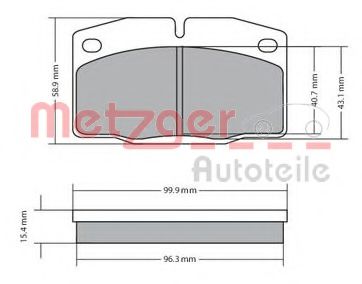METZGER 1170234 Тормозные колодки для OPEL MANTA B CC (Опель Манта б cc) METZGER 1170234 Тормозные колодки для OPEL MANTA B CC (Опель Манта б cc)