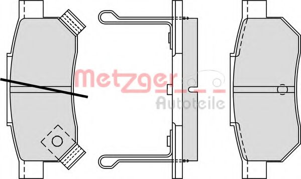 METZGER 1170251 Тормозные колодки для ROVER 400 (Ровер 400) METZGER 1170251 Тормозные колодки для ROVER 400 (Ровер 400)