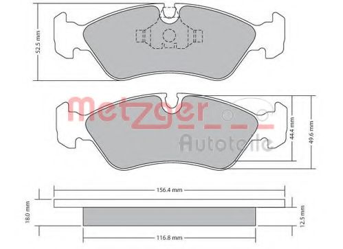 METZGER 1170252 Тормозные колодки для DAEWOO (Дэу) METZGER 1170252 Тормозные колодки для DAEWOO (Дэу)