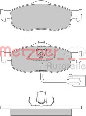 METZGER 1170267 Тормозные колодки для FORD MONDEO (Форд Мондэо) METZGER 1170267 Тормозные колодки для FORD MONDEO (Форд Мондэо)