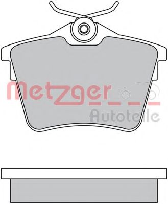 METZGER 1170269 Тормозные колодки для PEUGEOT 407 (Пежо 407) METZGER 1170269 Тормозные колодки для PEUGEOT 407 (Пежо 407)