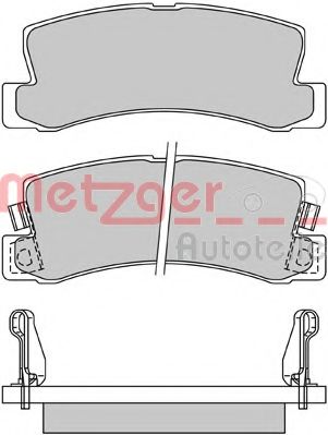 METZGER 1170277 Тормозные колодки для TOYOTA CORONA (Тойота/тоета Cорона) METZGER 1170277 Тормозные колодки для TOYOTA CORONA (Тойота/тоета Cорона)