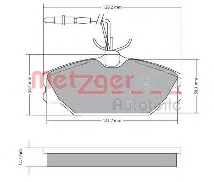 METZGER 1170301 Тормозные колодки для RENAULT SAFRANE (Рено Сафранэ) METZGER 1170301 Тормозные колодки для RENAULT SAFRANE (Рено Сафранэ)