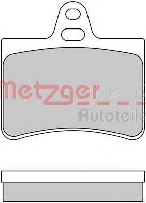 METZGER 1170311 Тормозные колодки для CITROËN C5 II (CитроËн С5 2) METZGER 1170311 Тормозные колодки для CITROËN C5 II (CитроËн С5 2)