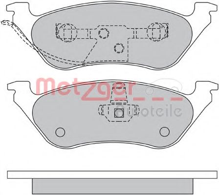 METZGER 1170355 Тормозные колодки для CHRYSLER TOWN COUNTRY IV (Крайслер Таун кантри 4) METZGER 1170355 Тормозные колодки для CHRYSLER TOWN COUNTRY IV (Крайслер Таун кантри 4)
