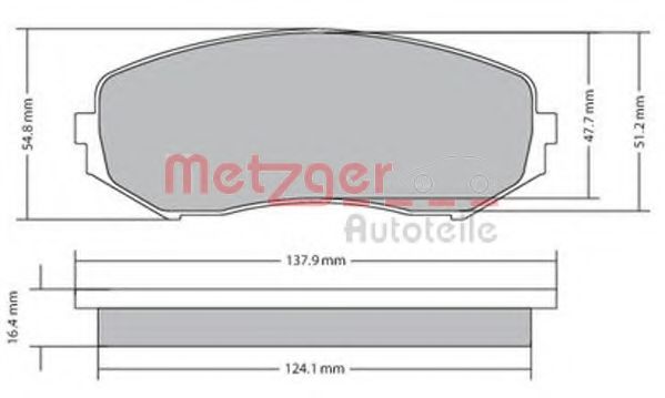 METZGER 1170357 Тормозные колодки для SUZUKI GRAND NOMADE II (Сузуки Гранд номадэ 2) METZGER 1170357 Тормозные колодки для SUZUKI GRAND NOMADE II (Сузуки Гранд номадэ 2)