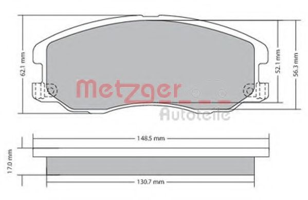 METZGER 1170358 Тормозные колодки для CHEVROLET CAPTIVA (Шевроле Каптива) METZGER 1170358 Тормозные колодки для CHEVROLET CAPTIVA (Шевроле Каптива)