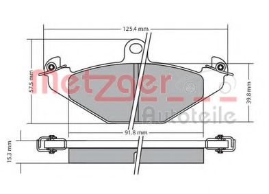 METZGER 1170362 Тормозные колодки для RENAULT SAFRANE (Рено Сафранэ) METZGER 1170362 Тормозные колодки для RENAULT SAFRANE (Рено Сафранэ)