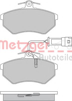 METZGER 1170412 Тормозные колодки для AUDI 100 (Ауди 100) METZGER 1170412 Тормозные колодки для AUDI 100 (Ауди 100)