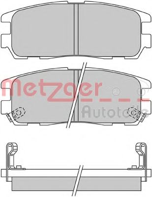 METZGER 1170414 Тормозные колодки для OPEL FRONTERA B (Опель Фронтера б) METZGER 1170414 Тормозные колодки для OPEL FRONTERA B (Опель Фронтера б)