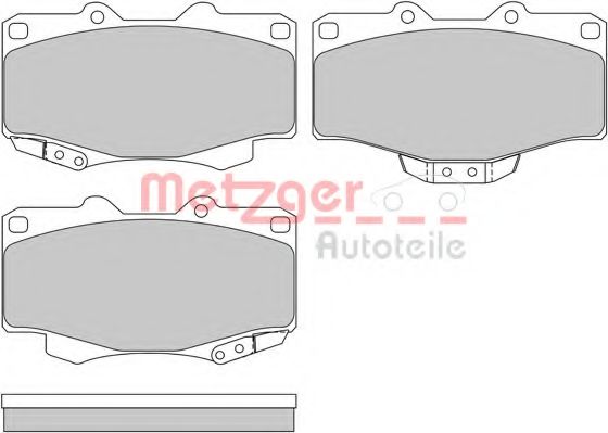 METZGER 1170428 Тормозные колодки для VOLKSWAGEN TARO (Фольксваген Таро) METZGER 1170428 Тормозные колодки для VOLKSWAGEN TARO (Фольксваген Таро)