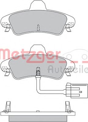 METZGER 1170491 Тормозные колодки для FORD MONDEO (Форд Мондэо) METZGER 1170491 Тормозные колодки для FORD MONDEO (Форд Мондэо)