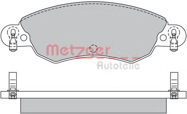 METZGER 1170502 Тормозные колодки для CITROËN C5 II (CитроËн С5 2) METZGER 1170502 Тормозные колодки для CITROËN C5 II (CитроËн С5 2)