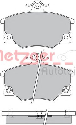 METZGER 1170513 Тормозные колодки для FIAT TEMPRA (Фиат Тэмпра) METZGER 1170513 Тормозные колодки для FIAT TEMPRA (Фиат Тэмпра)