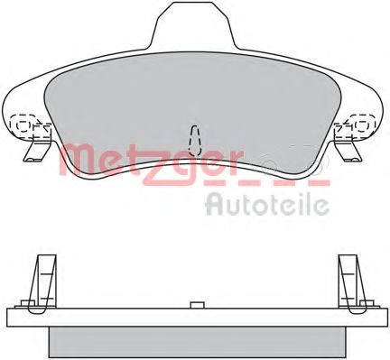 METZGER 1170531 Тормозные колодки для FORD MONDEO (Форд Мондэо) METZGER 1170531 Тормозные колодки для FORD MONDEO (Форд Мондэо)