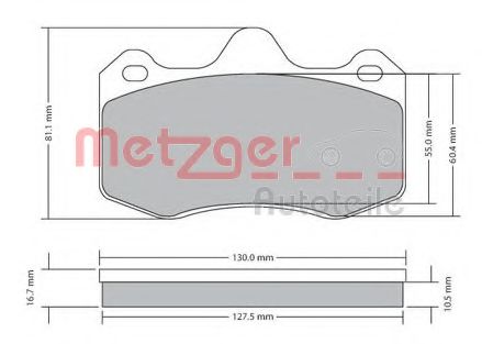 METZGER 1170656 Тормозные колодки для SEAT (Сеат) METZGER 1170656 Тормозные колодки для SEAT (Сеат)
