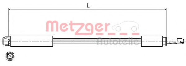 METZGER 4111368 Тормозной шланг для MERCEDESBENZ (Мерседес бенц) METZGER 4111368 Тормозной шланг для MERCEDESBENZ (Мерседес бенц)