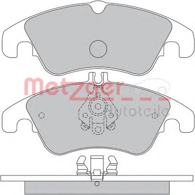 METZGER 1170509 Тормозные колодки для MERCEDES-BENZ SLK (Мэрcэдэс-бэнз Слк) METZGER 1170509 Тормозные колодки для MERCEDES-BENZ SLK (Мэрcэдэс-бэнз Слк)