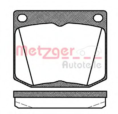 METZGER 1170698 Тормозные колодки для ROVER 2000-3500 (Ровер 2000-3500) METZGER 1170698 Тормозные колодки для ROVER 2000-3500 (Ровер 2000-3500)