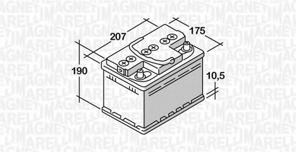 MAGNETI MARELLI 068040033020 Стартерная аккумуляторная батарея; Стартерная аккумуляторная батарея для FIAT SUPERBRAVO (Фиат Супербраvо) MAGNETI MARELLI 068040033020 Стартерная аккумуляторная батарея; Стартерная аккумуляторная батарея для FIAT SUPERBRAVO (Фиат Супербраvо)