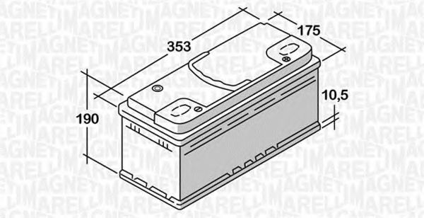 MAGNETI MARELLI 068092076010 Стартерная аккумуляторная батарея для VOLKSWAGEN T4 MULTIVAN (Фольксваген Т4 мултиvан) MAGNETI MARELLI 068092076010 Стартерная аккумуляторная батарея для VOLKSWAGEN T4 MULTIVAN (Фольксваген Т4 мултиvан)