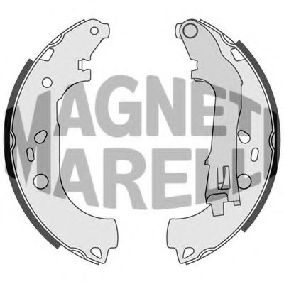 MAGNETI MARELLI 360219198301 Тормозные колодки для FIAT (Фиат) MAGNETI MARELLI 360219198301 Тормозные колодки для FIAT (Фиат)