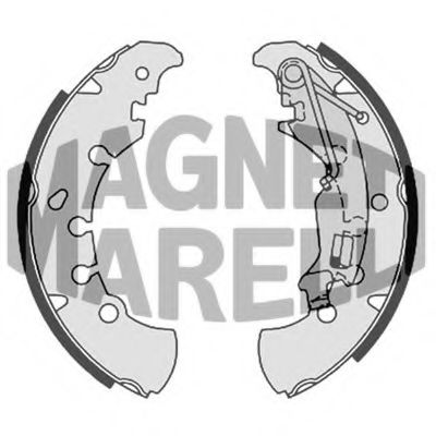 MAGNETI MARELLI 360219198340 Тормозные колодки для LANCIA MUSA (Лансиа/лянча Муса)
