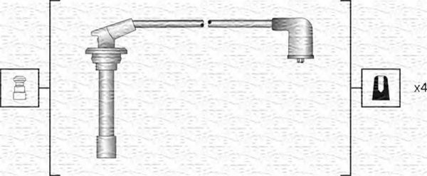 MAGNETI MARELLI 941318111104 Комплект проводов зажигания для HONDA CRX II (Хонда Cрх 2) MAGNETI MARELLI 941318111104 Комплект проводов зажигания для HONDA CRX II (Хонда Cрх 2)