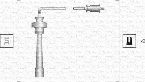 MAGNETI MARELLI 941318111191 Комплект проводов зажигания для MITSUBISHI GALANT VI (Митсубиши/митсубиси Галант 6) MAGNETI MARELLI 941318111191 Комплект проводов зажигания для MITSUBISHI GALANT VI (Митсубиши/митсубиси Галант 6)