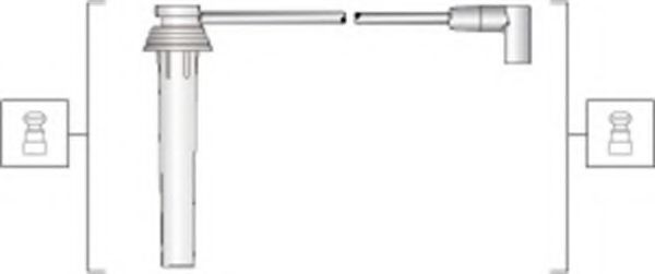 MAGNETI MARELLI 941318111276 Комплект проводов зажигания для DODGE CARAVAN (Додж Караван) MAGNETI MARELLI 941318111276 Комплект проводов зажигания для DODGE CARAVAN (Додж Караван)