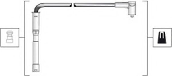 MAGNETI MARELLI 941318111287 Комплект проводов зажигания для RENAULT KANGOO (Рено Кангу) MAGNETI MARELLI 941318111287 Комплект проводов зажигания для RENAULT KANGOO (Рено Кангу)