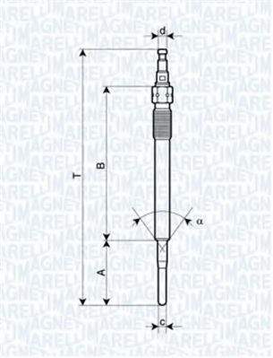 MAGNETI MARELLI 062900051304 Свеча накаливания для MITSUBISHI GRANDIS (Митсубиши/митсубиси Грандис) MAGNETI MARELLI 062900051304 Свеча накаливания для MITSUBISHI GRANDIS (Митсубиши/митсубиси Грандис)