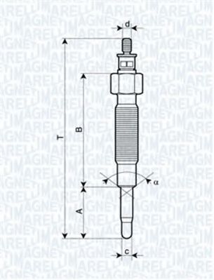 MAGNETI MARELLI 062900019304 Свеча накаливания для MITSUBISHI PAJERO/SHOGUN I (Митсубиши/митсубиси Пажэро/шогун и) MAGNETI MARELLI 062900019304 Свеча накаливания для MITSUBISHI PAJERO/SHOGUN I (Митсубиши/митсубиси Пажэро/шогун и)