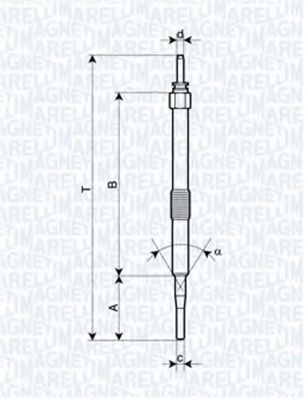 MAGNETI MARELLI 062900033304 Свеча накаливания для TOYOTA YARIS (Тойота/тоета Ярис) MAGNETI MARELLI 062900033304 Свеча накаливания для TOYOTA YARIS (Тойота/тоета Ярис)
