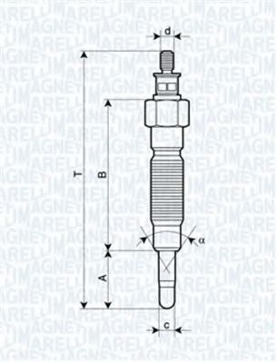 MAGNETI MARELLI 062900064304 Свеча накаливания для MITSUBISHI CHALLENGER (Митсубиши/митсубиси Чаллэнгэр) MAGNETI MARELLI 062900064304 Свеча накаливания для MITSUBISHI CHALLENGER (Митсубиши/митсубиси Чаллэнгэр)