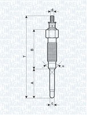 MAGNETI MARELLI 062900065304 Свеча накаливания для TOYOTA CROWN (Тойота/тоета Cровн) MAGNETI MARELLI 062900065304 Свеча накаливания для TOYOTA CROWN (Тойота/тоета Cровн)