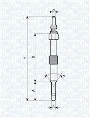 MAGNETI MARELLI 062900067304 Свеча накаливания для LAND ROVER DEFENDER (Ленд ровер/лэнд ровер Дэфэндэр) MAGNETI MARELLI 062900067304 Свеча накаливания для LAND ROVER DEFENDER (Ленд ровер/лэнд ровер Дэфэндэр)